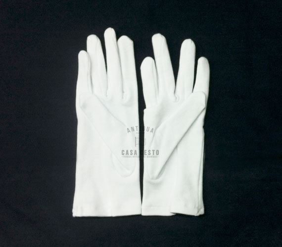 Guantes Blancos Algodón - Casa Cesto